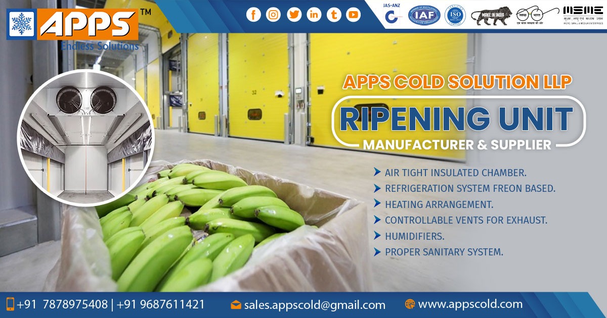 Ripening Unit Manufacturer in India