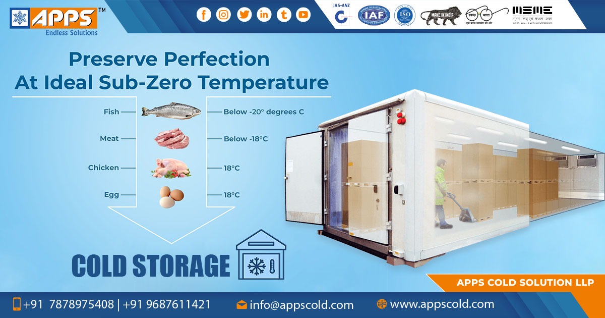 Supplier of Cold Storage In Gujarat