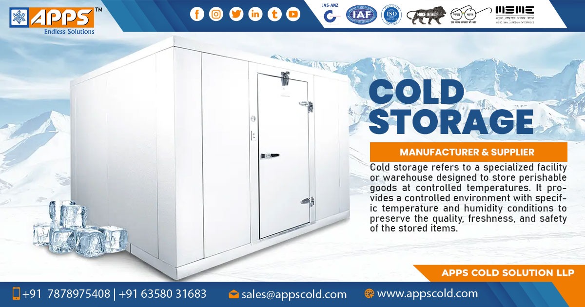 Supplier of Cold Storage in Tamil Nadu