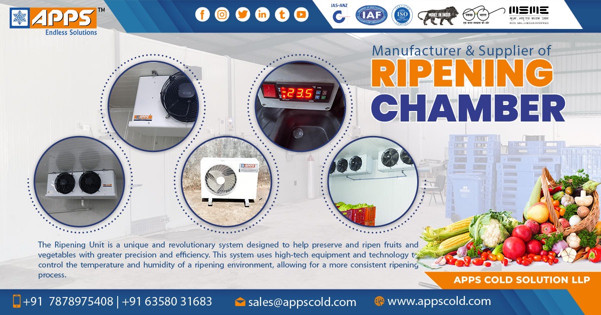 Ripening Chambers Supplier in Kolkata