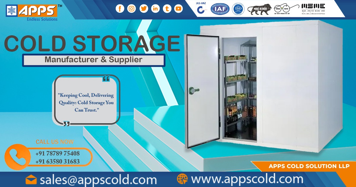 Supplier of Cold Storage in Rajasthan