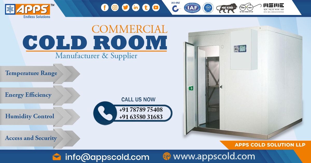 Supplier of Commercial Cold Room in Gujarat