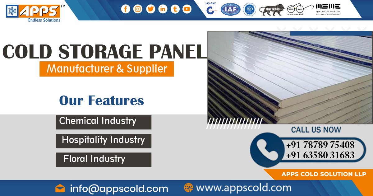 Supplier of Cold Storage Panel in Maharashtra