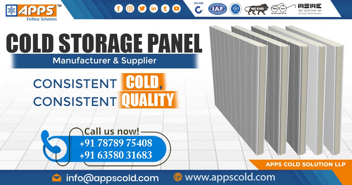 Supplier of Cold Storage Panel in Gujarat