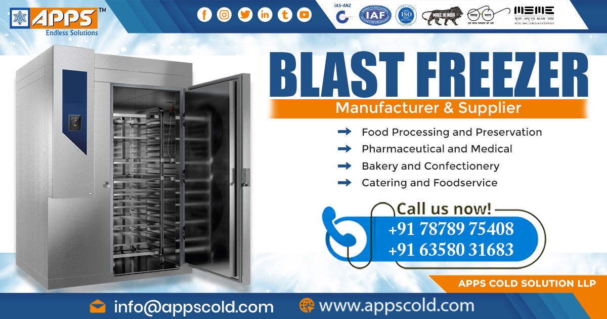 Blast Freezers in Rajasthan