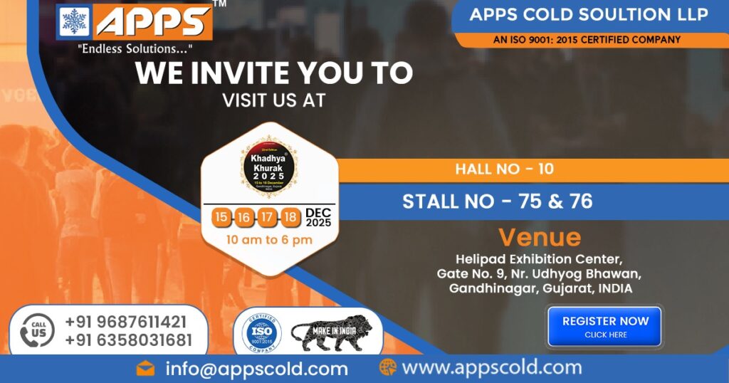 Join APPS Cold Solution LLP at Khadya Khurak Exhibition 2025