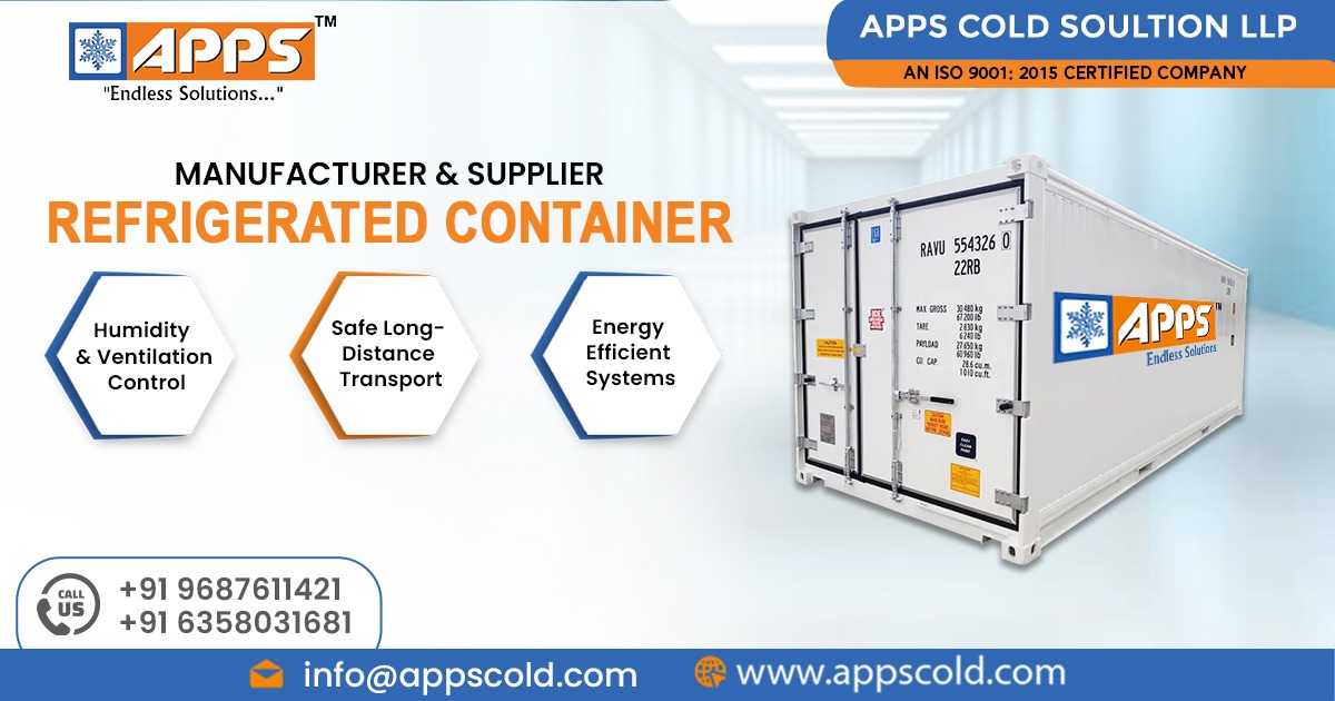Refrigerated Container in Ahmedabad