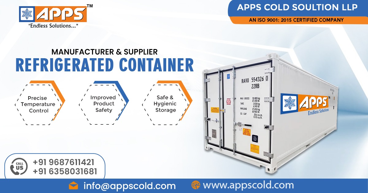 Refrigerated Container Manufacturer in Ahmedabad