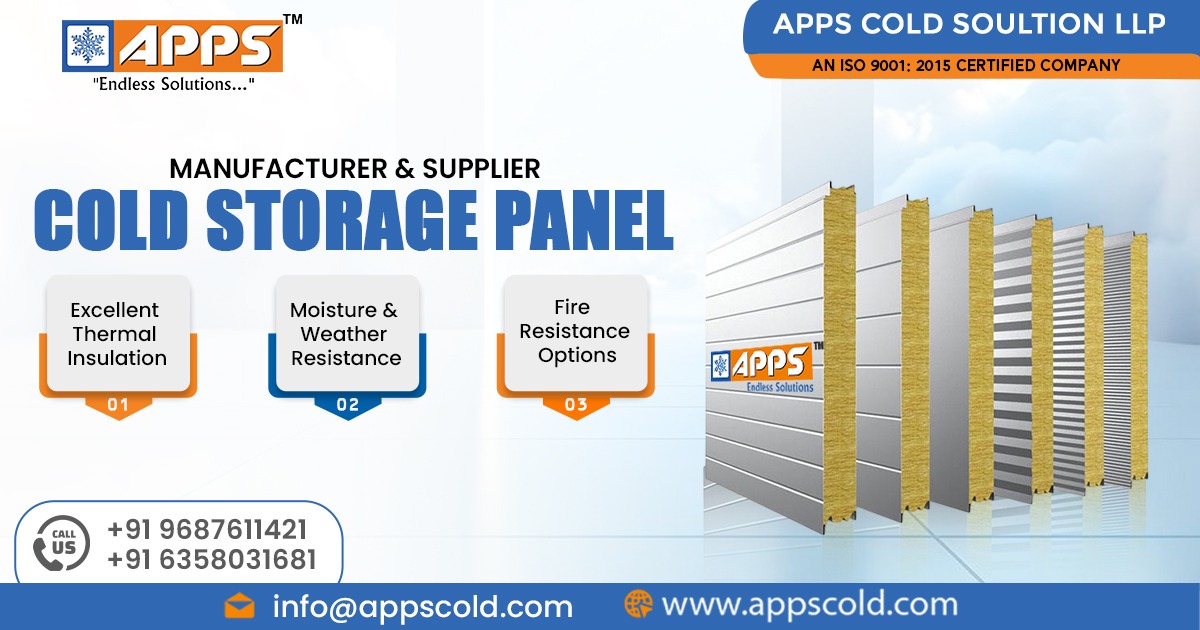 Cold Storage Panels Manufacturer in Ahmedabad