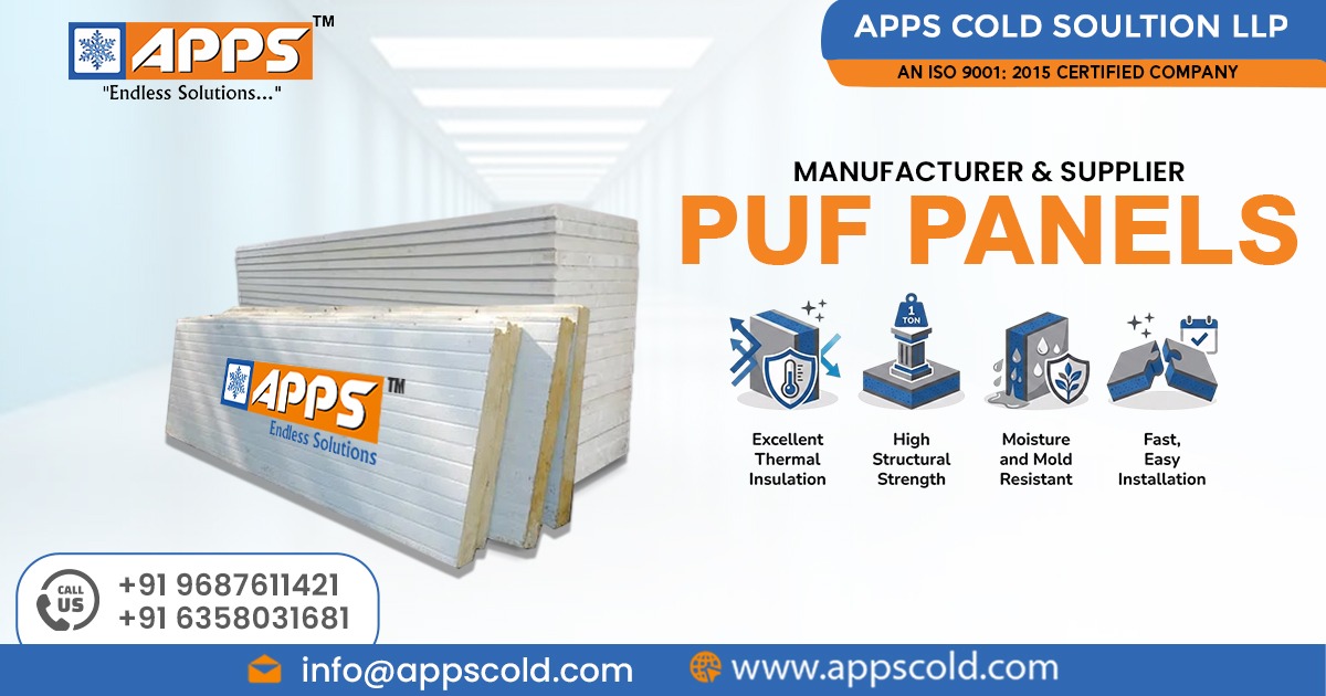 PUF Panels Manufacturer in Ahmedabad