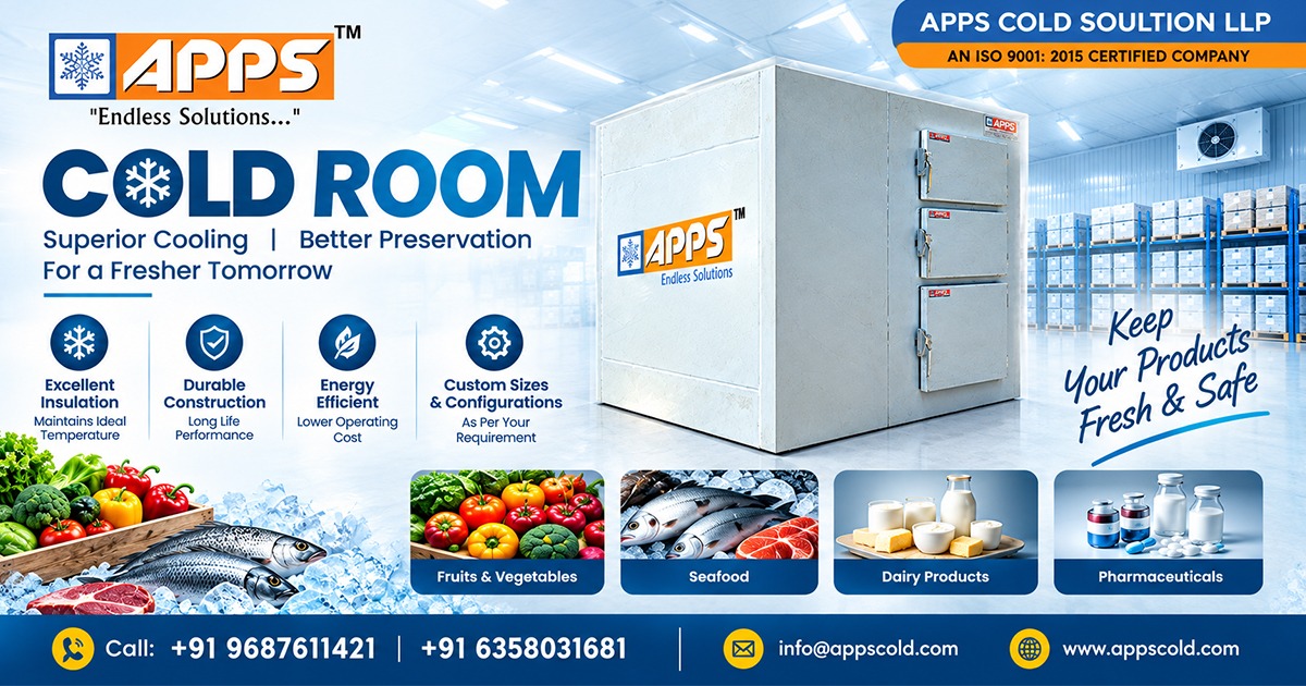 Cold Room Supplier in Vapi
